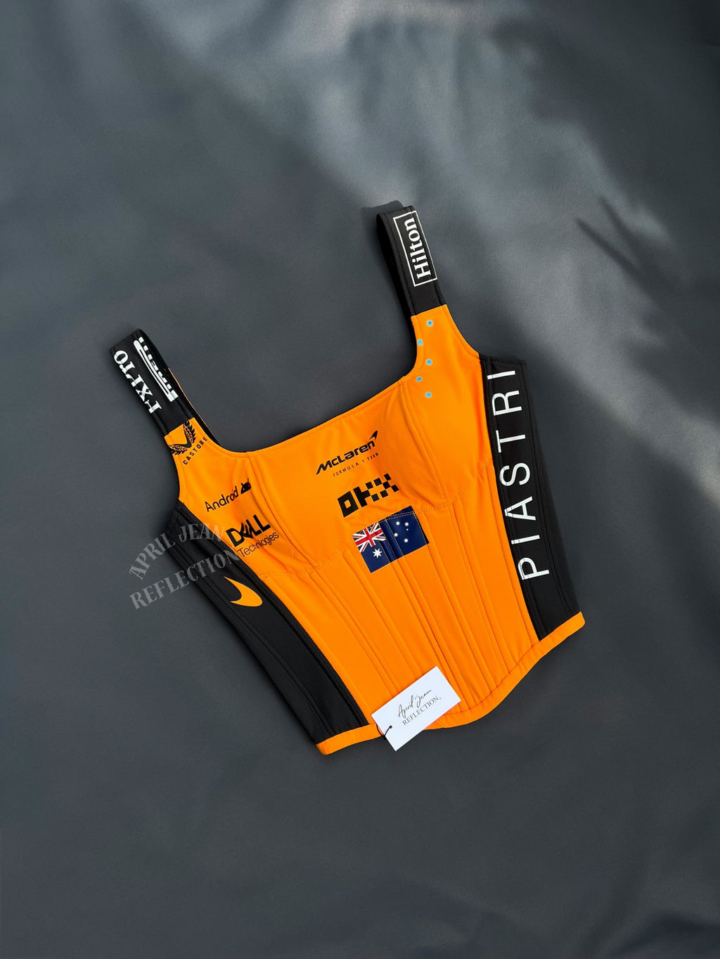Made-to-order--Custom Mclaren Inspired Corset Top #81