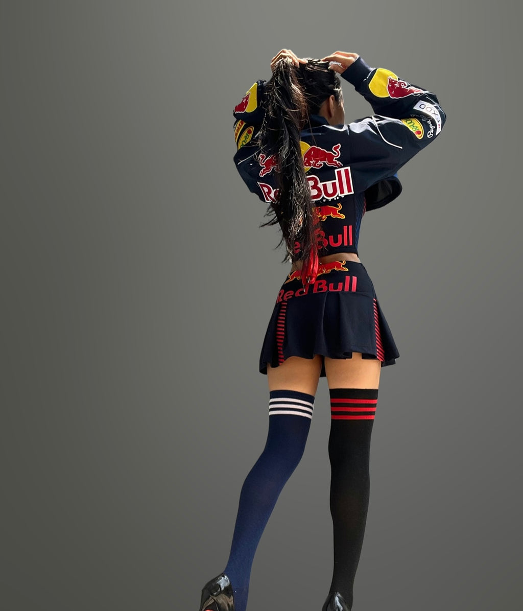 Made-to-order--RB Inspired Cropped Jacket, Corset Top and Skirt Set