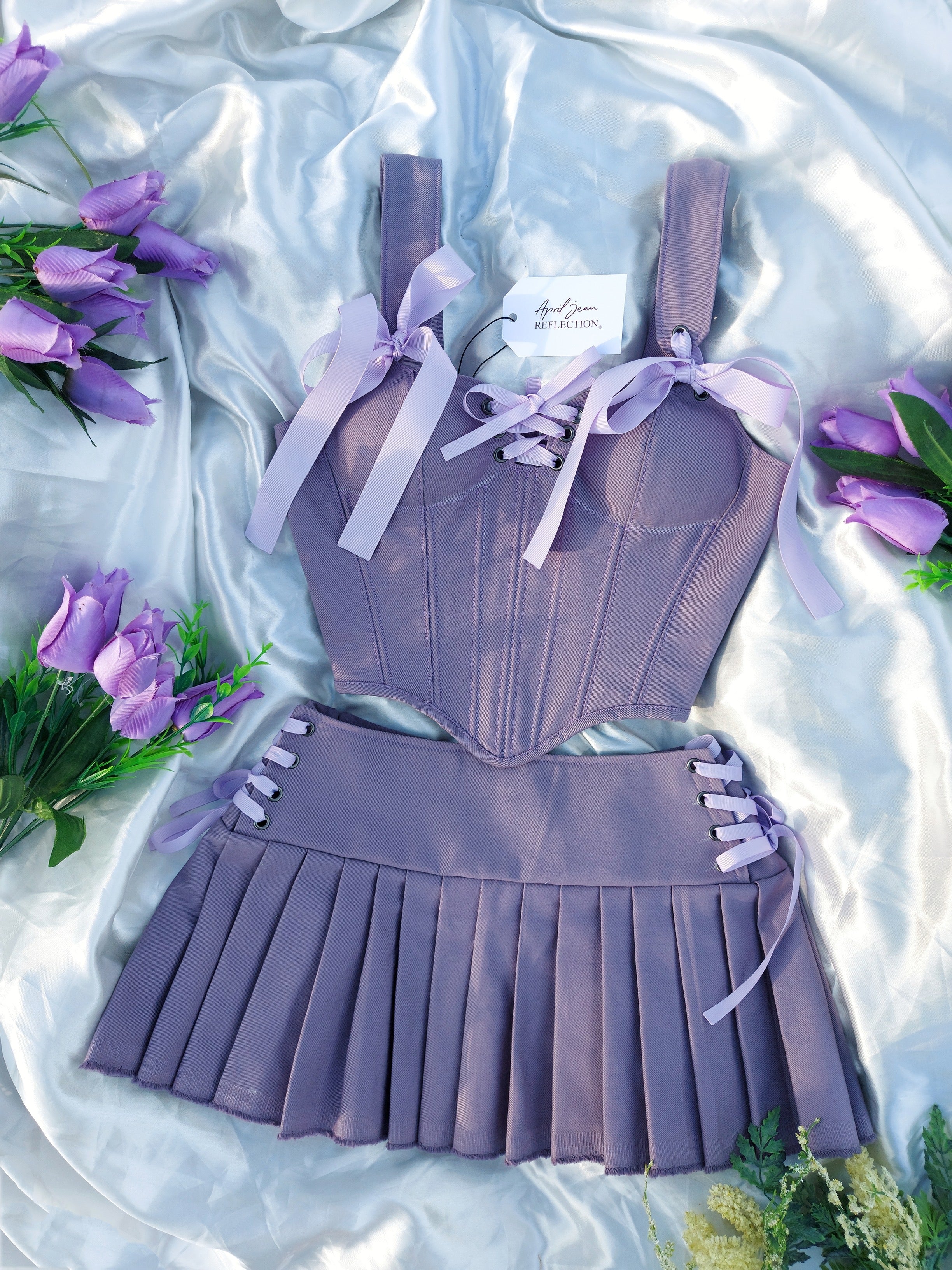 Made-to-order--Freya Corset Top and Skirt Set