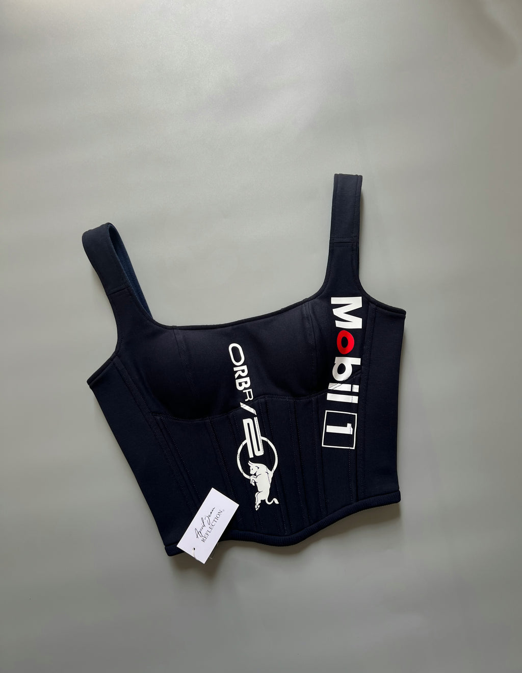 Made-to-order--Custom RB Cropped Hoodie Corset Top and Skirt Set