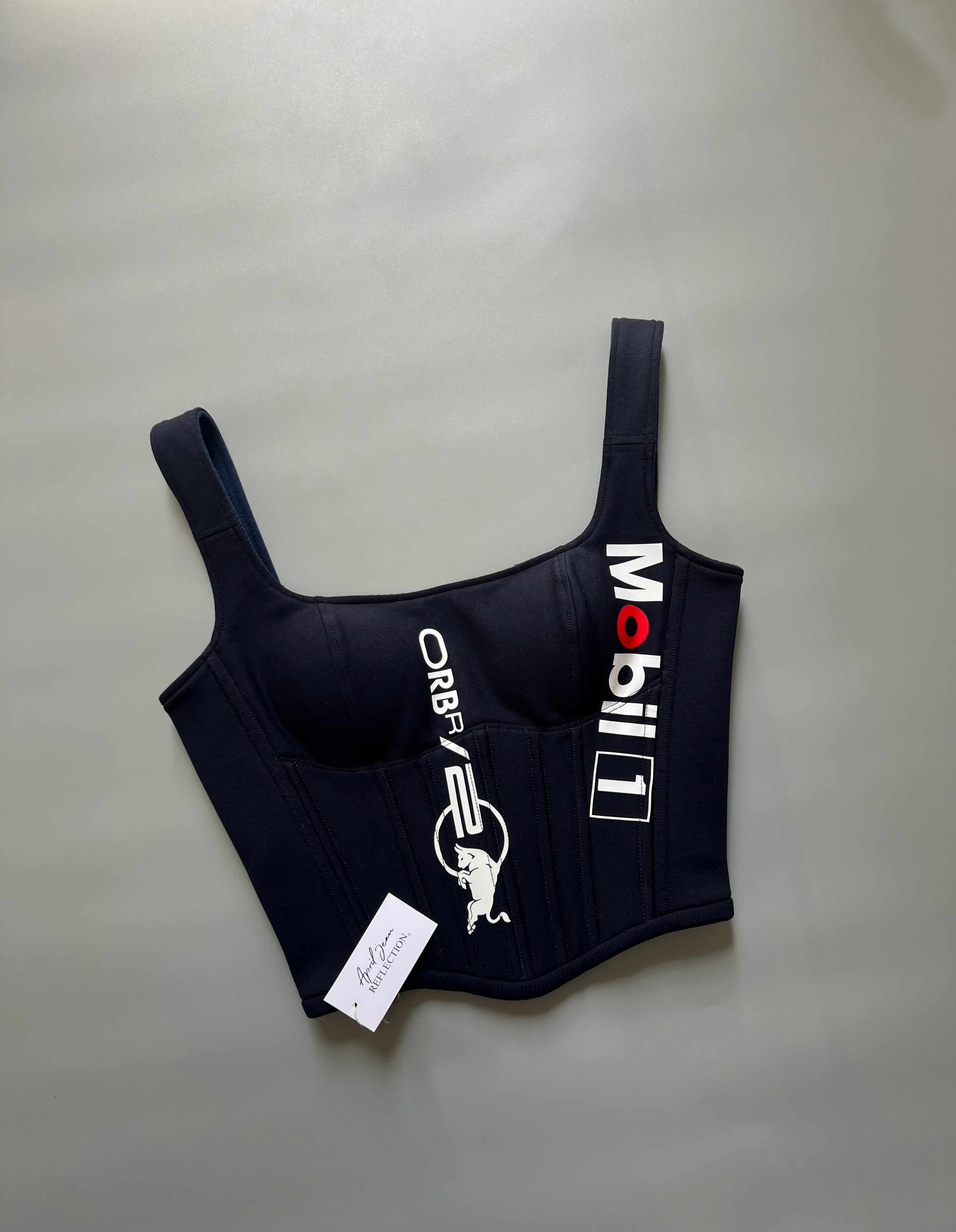 Made-to-order--Custom RB Cropped Hoodie Corset Top and Skirt Set