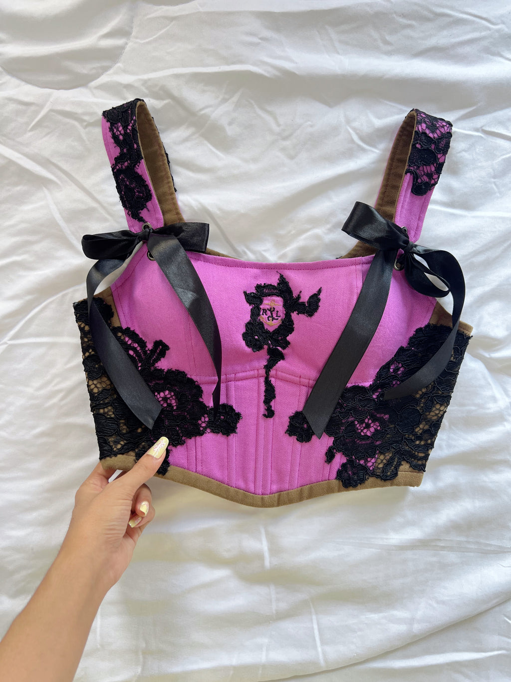 Reworked Ralph Lauren Corset Top and skirt set