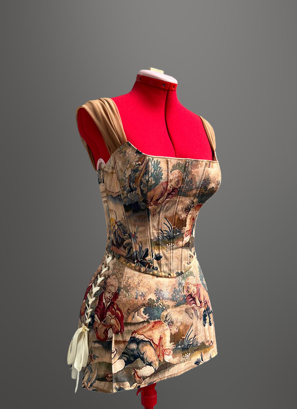 Made-to-order--Antheia Corset Top and Skirt Set