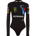 Custom BMW Inspired bodysuit and sweatpants set