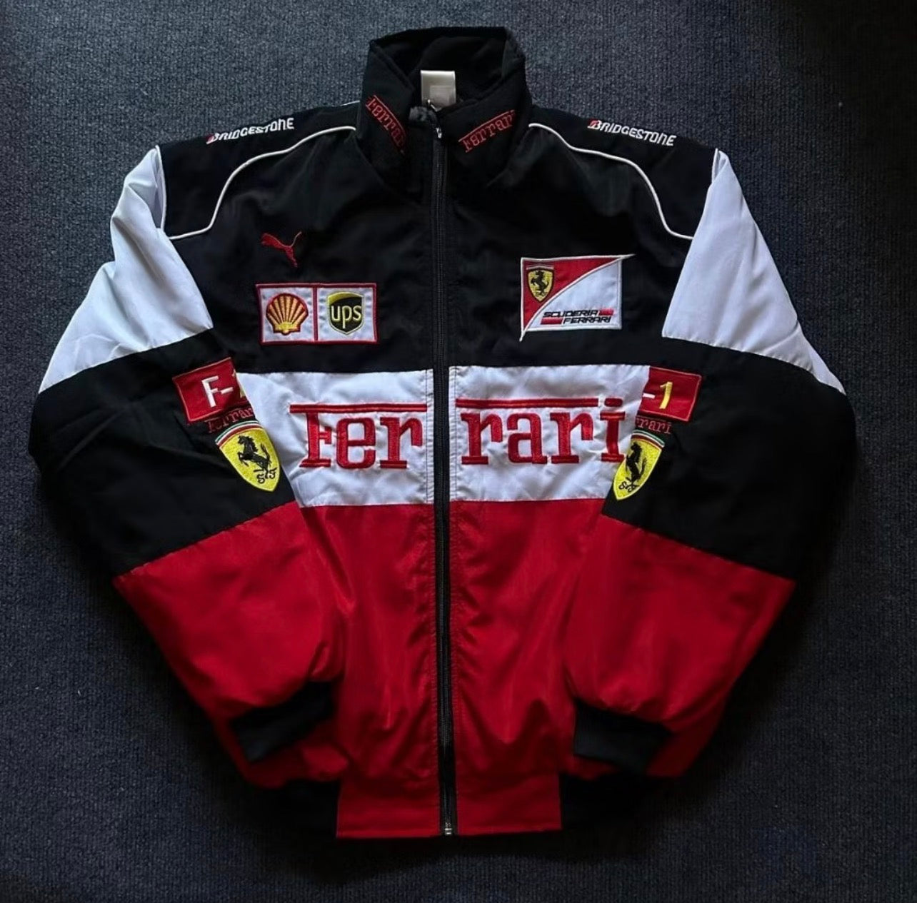 Vintage Style Motosports F1 Bomber Racing Jacket