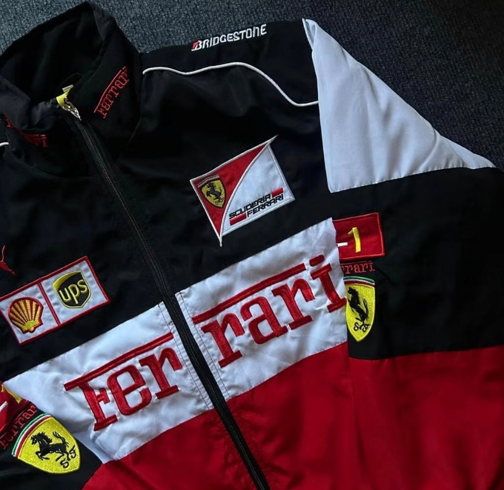 Vintage Style Motosports F1 Bomber Racing Jacket