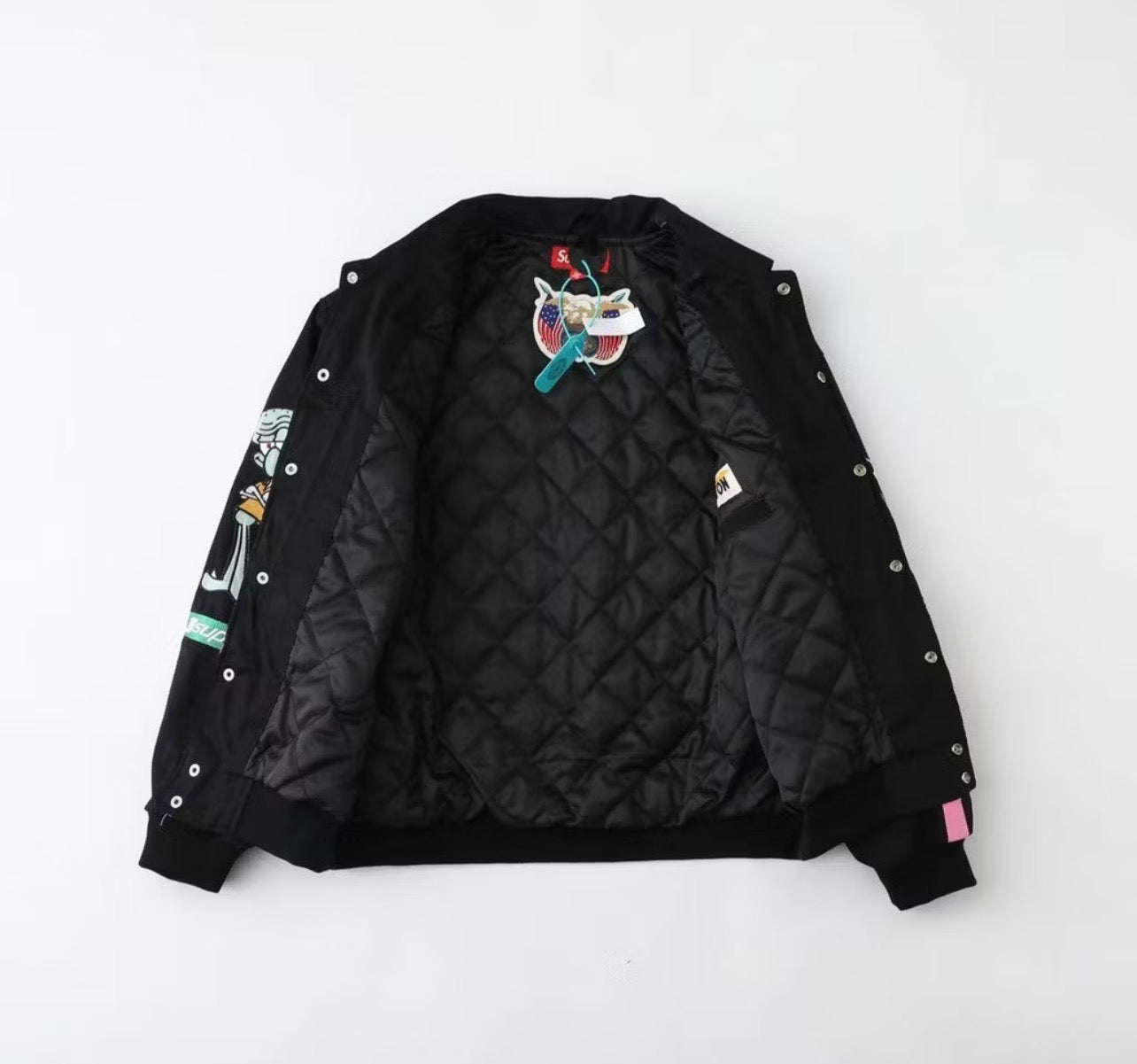 Vintage Style Supreme SpongeBob Racing Jacket