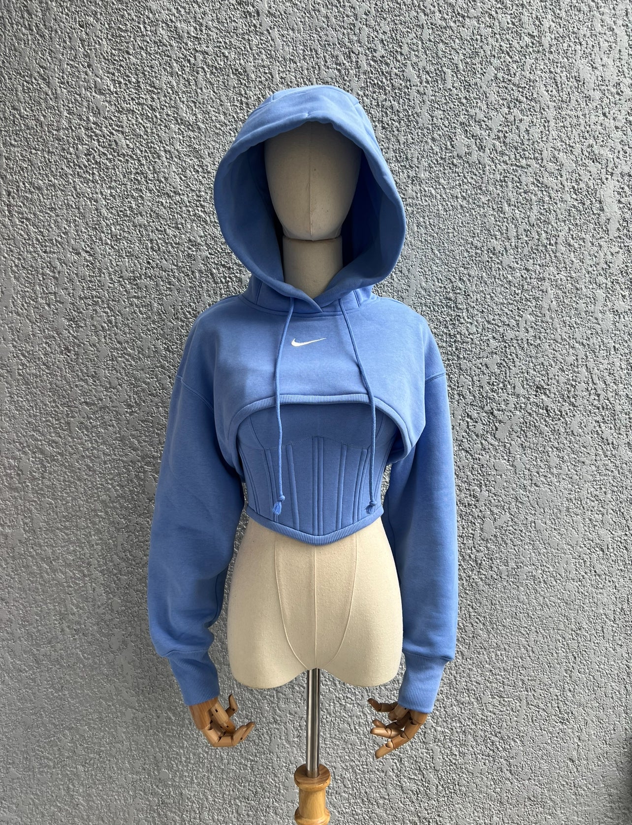 Made-to-order--Custom Nike Hoodie Corset Top Set