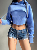 Made-to-order--Custom Nike Hoodie Corset Top Set