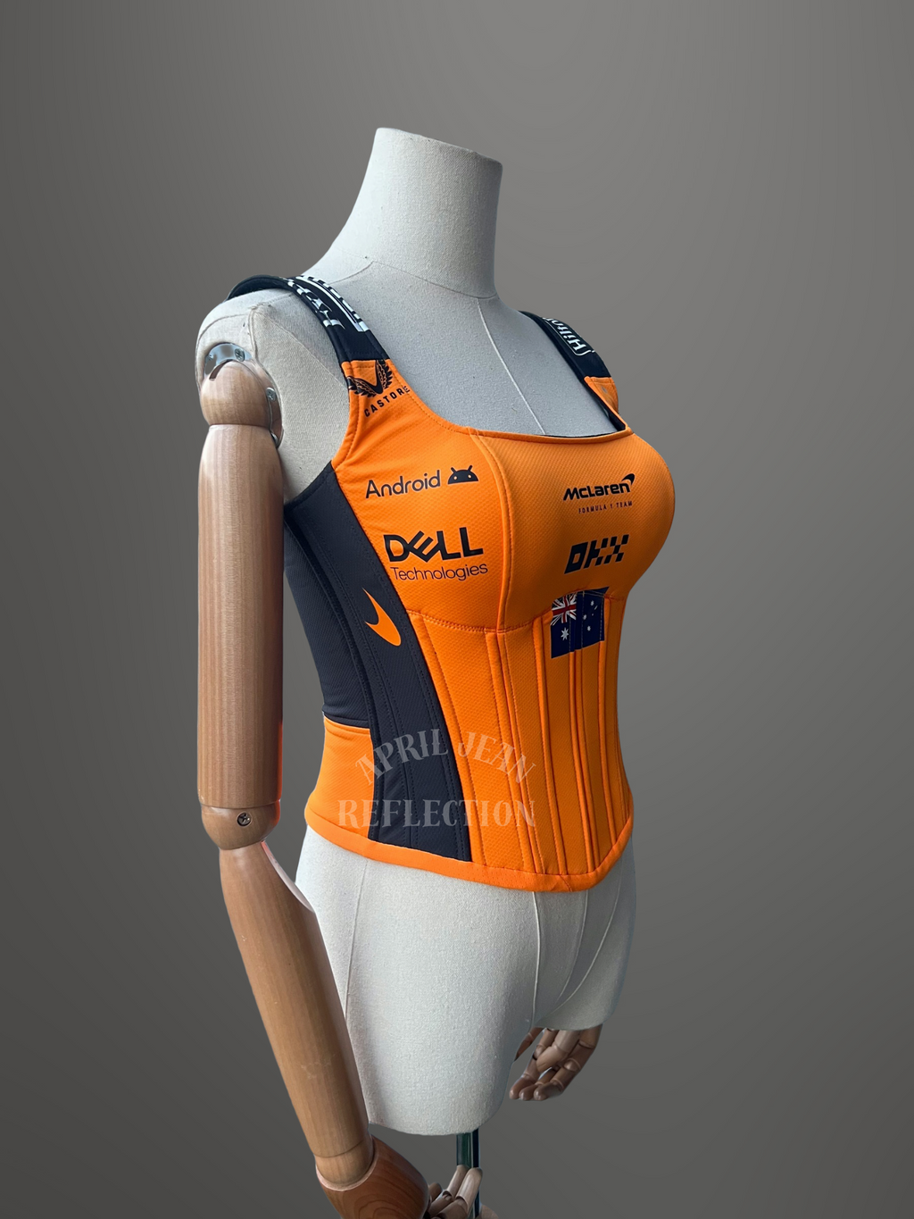 Made-to-order--Custom Mclaren Inspired Corset Top #81