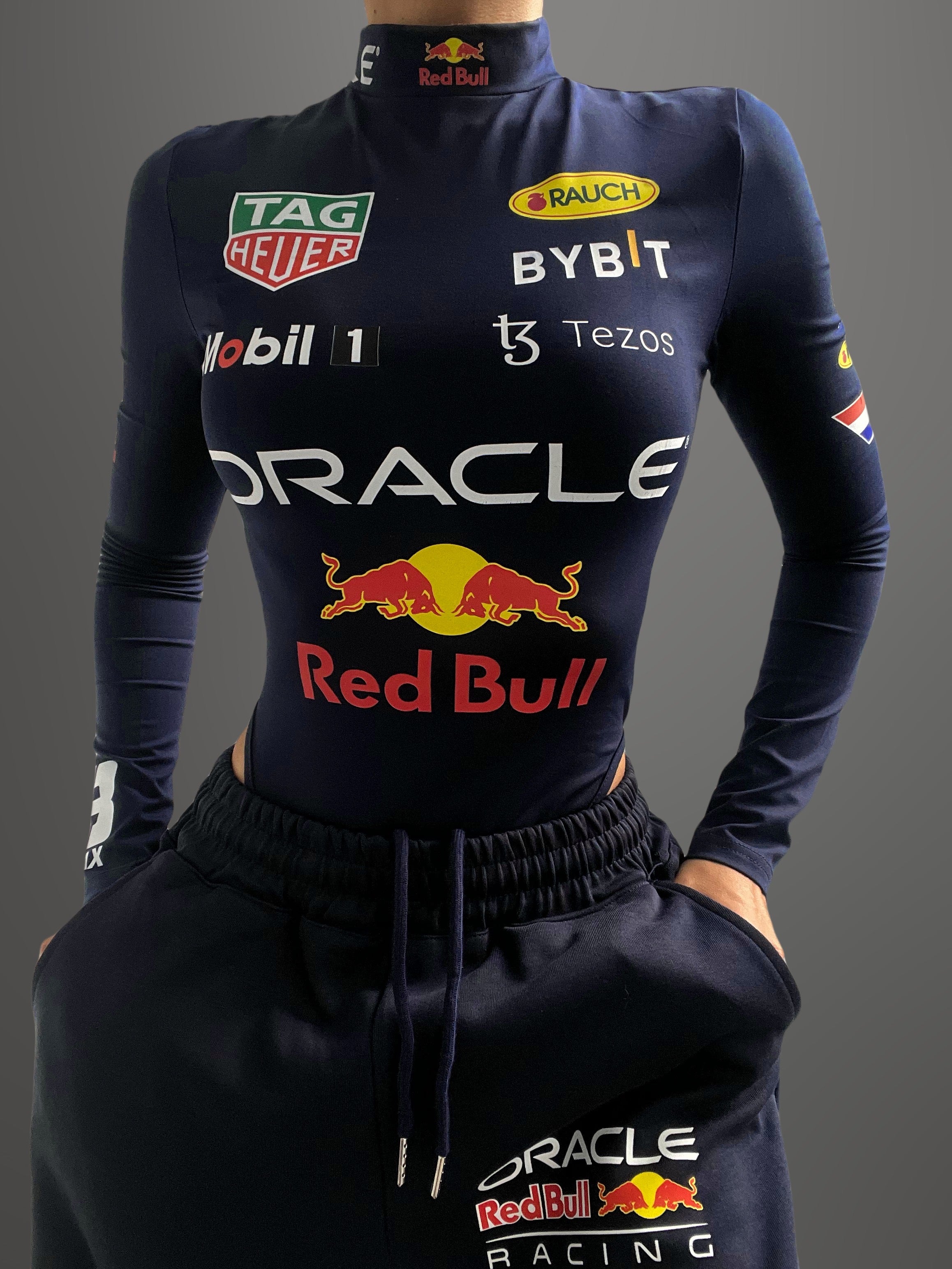 F1 Inspired RB Body Suit and Sweatpants Set