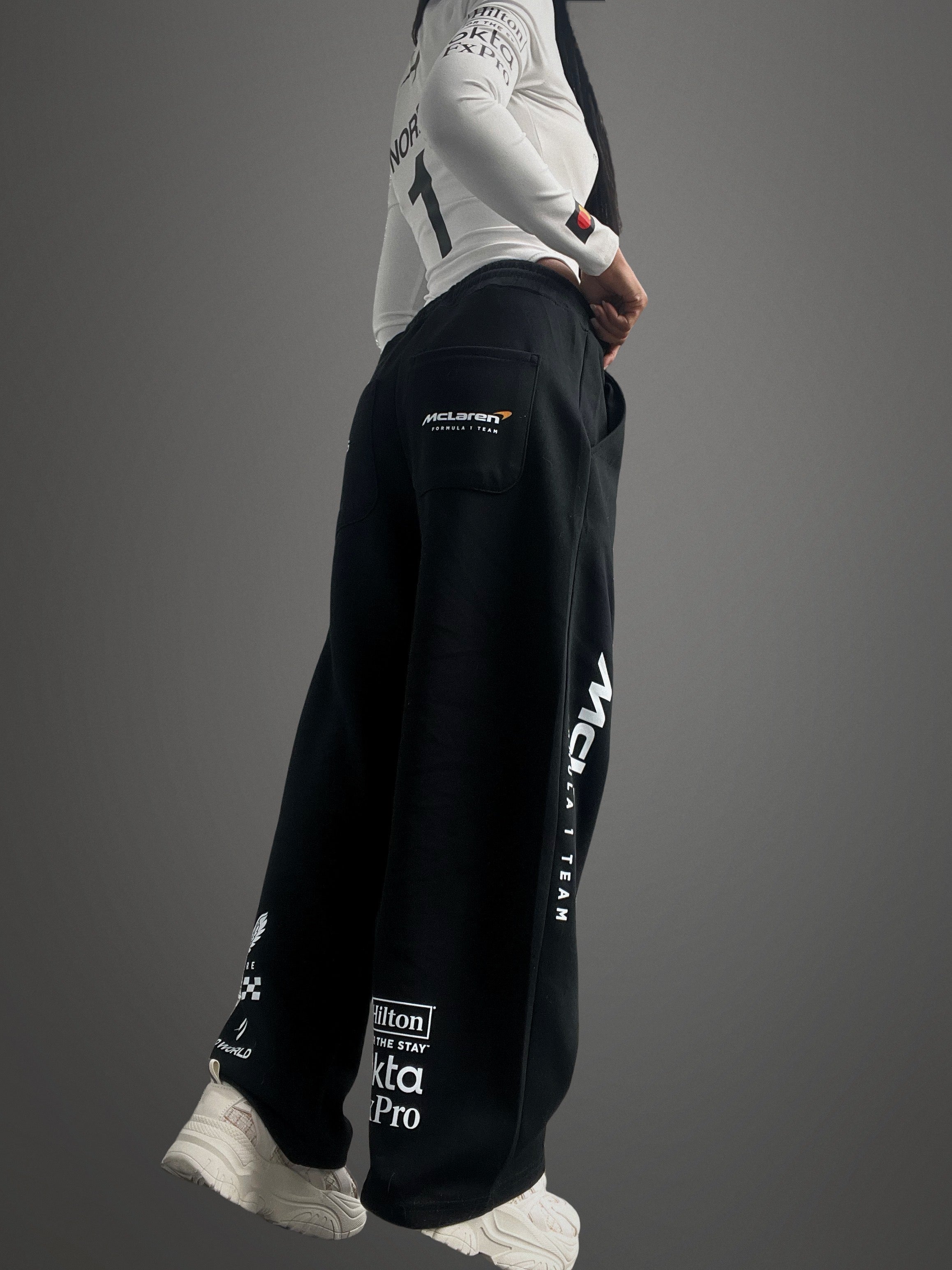 Custom motorsports inspired bodysuit and sweatpants set #1