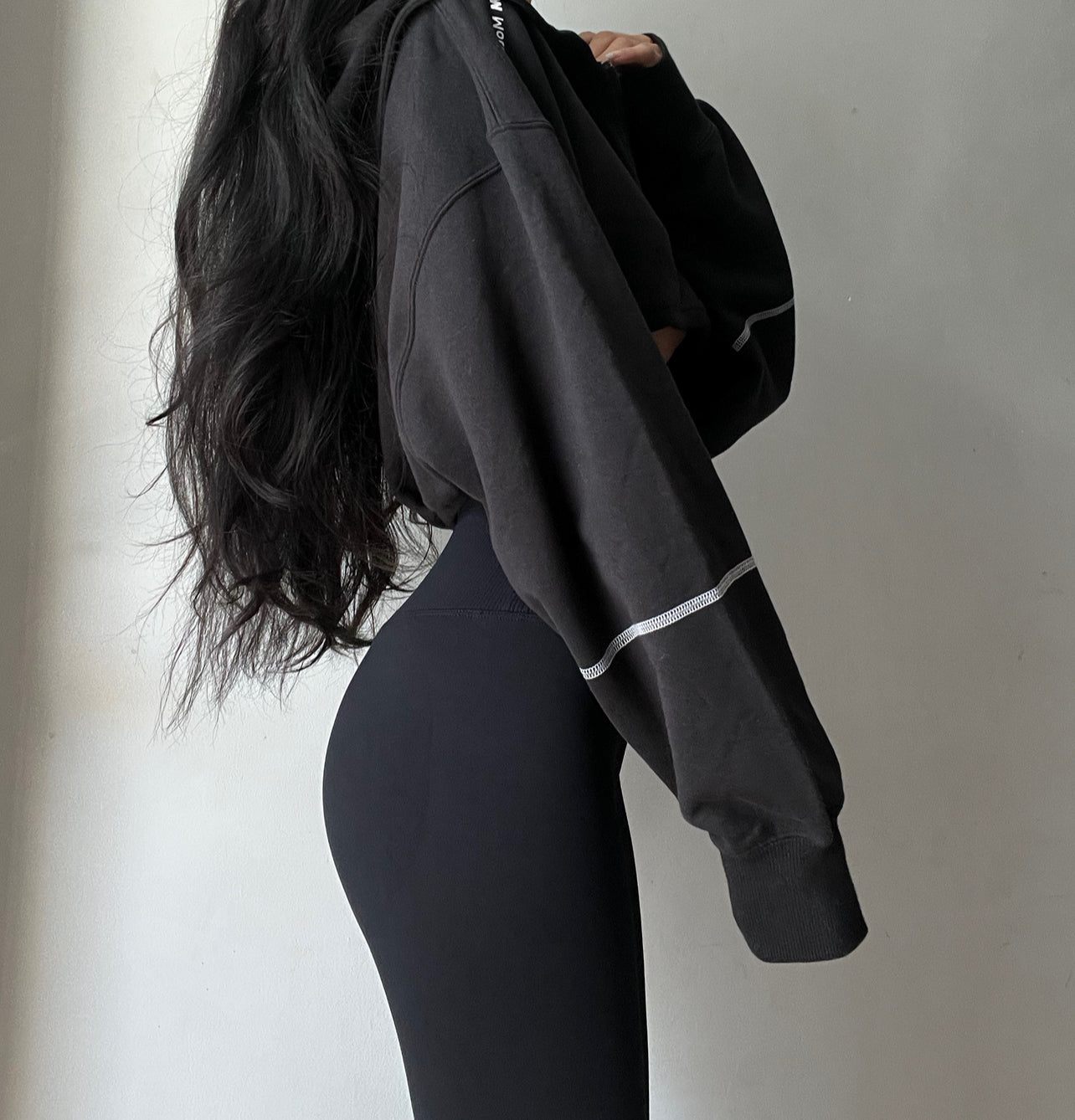 Made-to-order--Custom BMW Cropped Hoodie and Corset Top Set