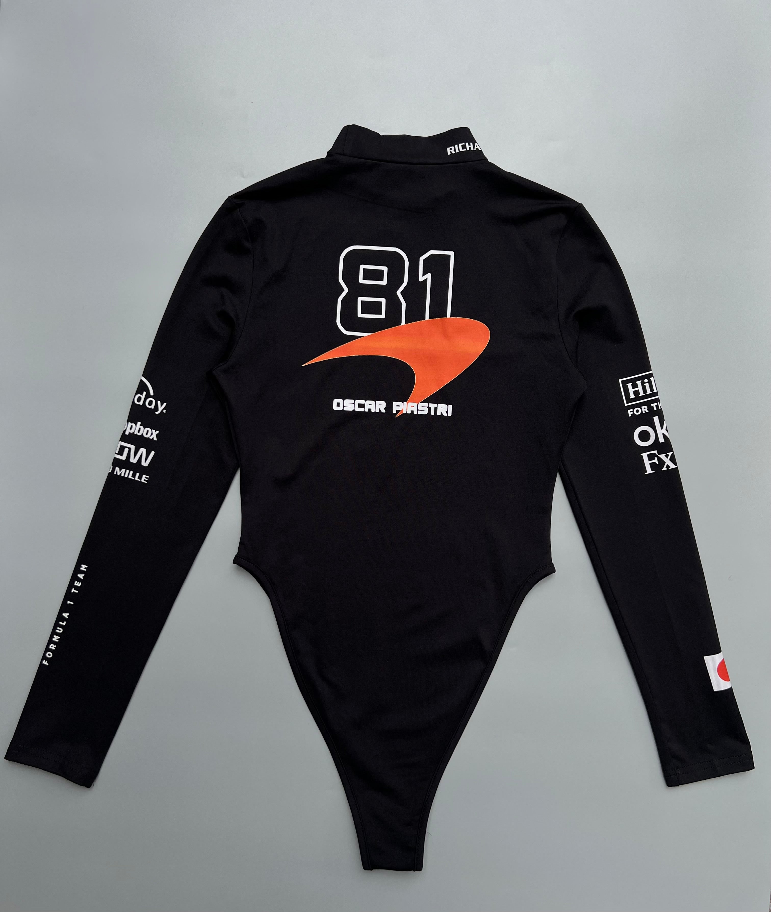 Custom Motorsport-Inspired bodysuit and sweatpants set