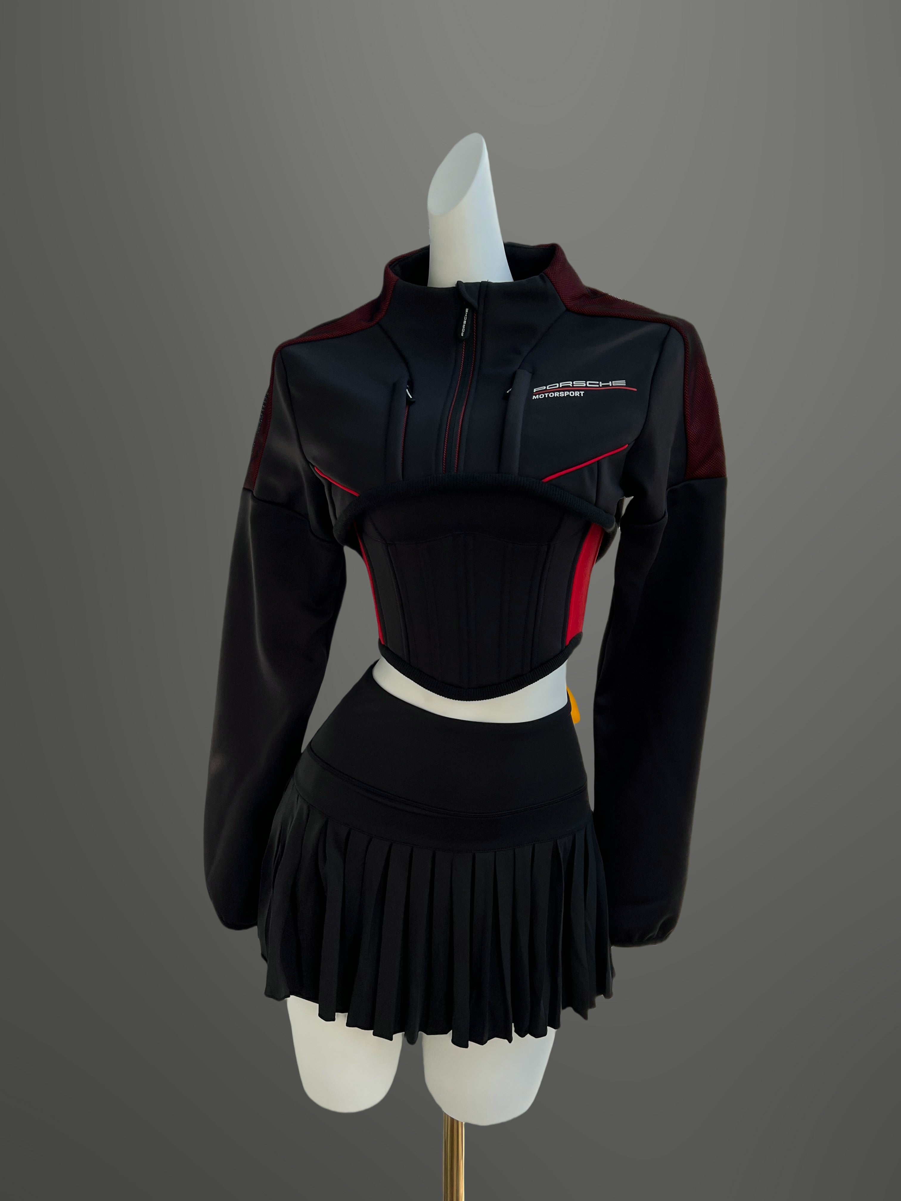 Made-to-order--Porsche Cropped Jacket Corset Top Set