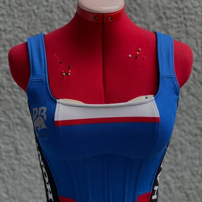 Made-to-order--Custom RB Visa Cropped Hoodie, Corset Top and Skirt Set